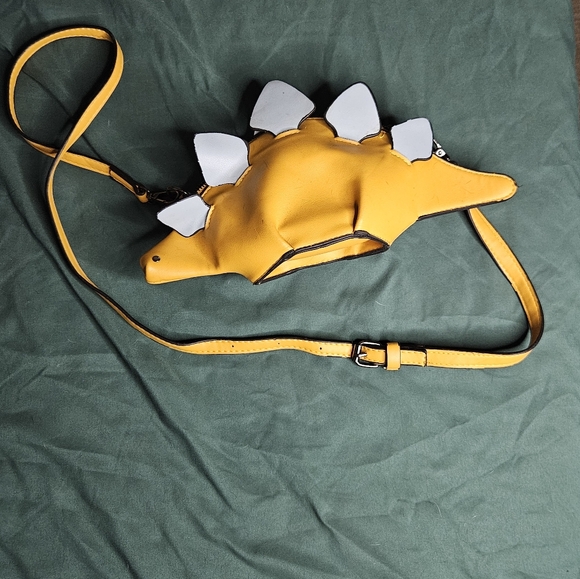 Orange and Light Blue Dino Crossbody - Picture 2 of 4